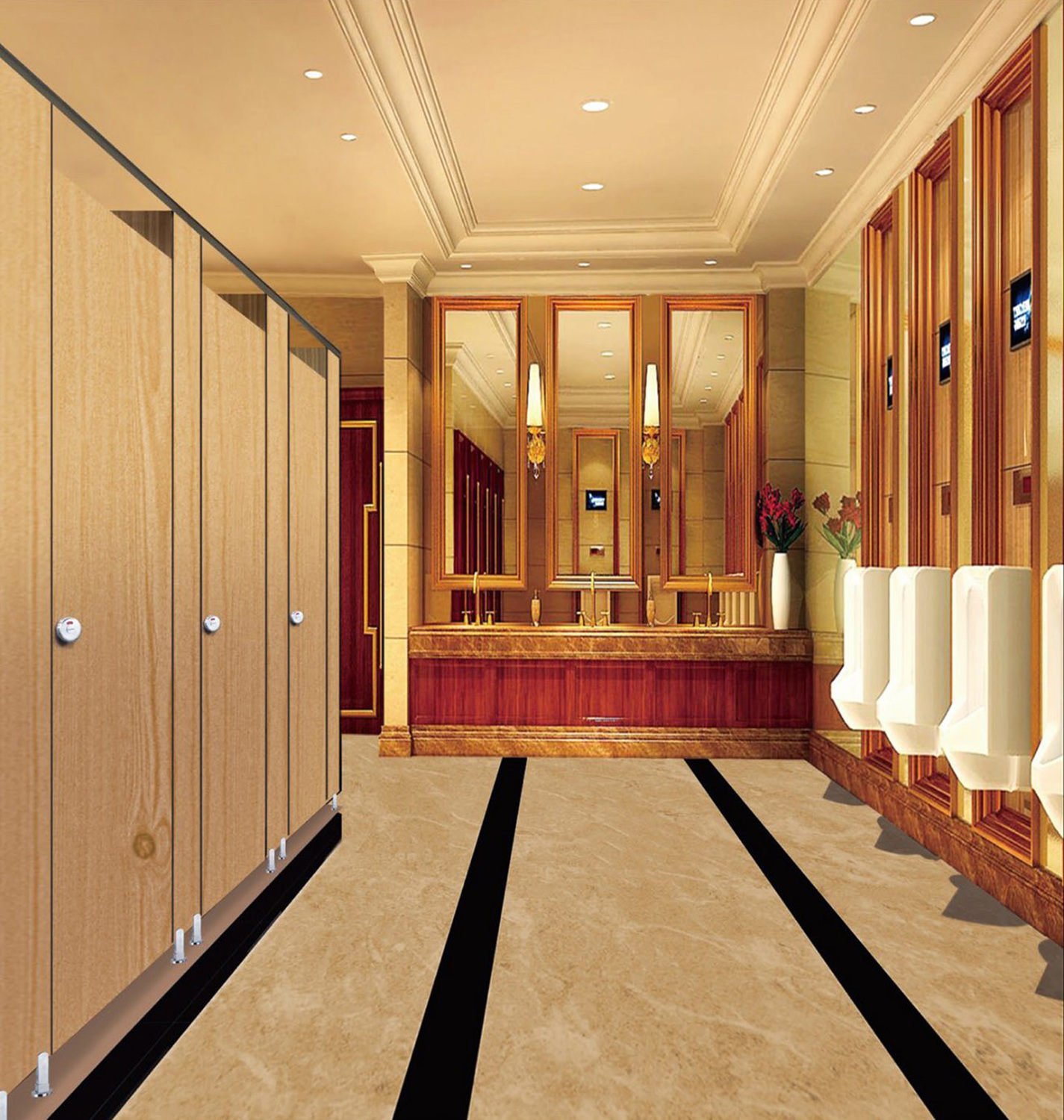 HPL浴室淋浴套件，卫生间隔间，卫生间/浴室隔断